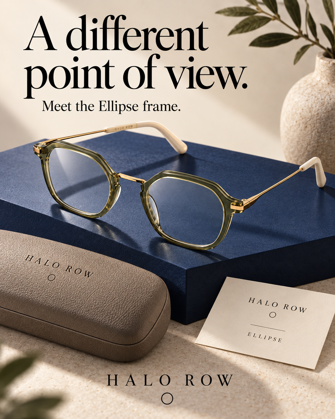 HALO ROW Everyday eyewear concept ad